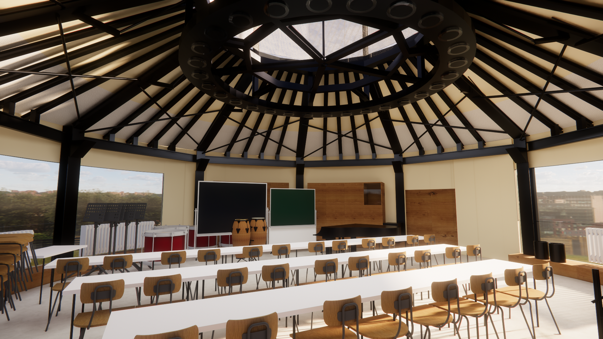Gymnasium / Großer Musikraum